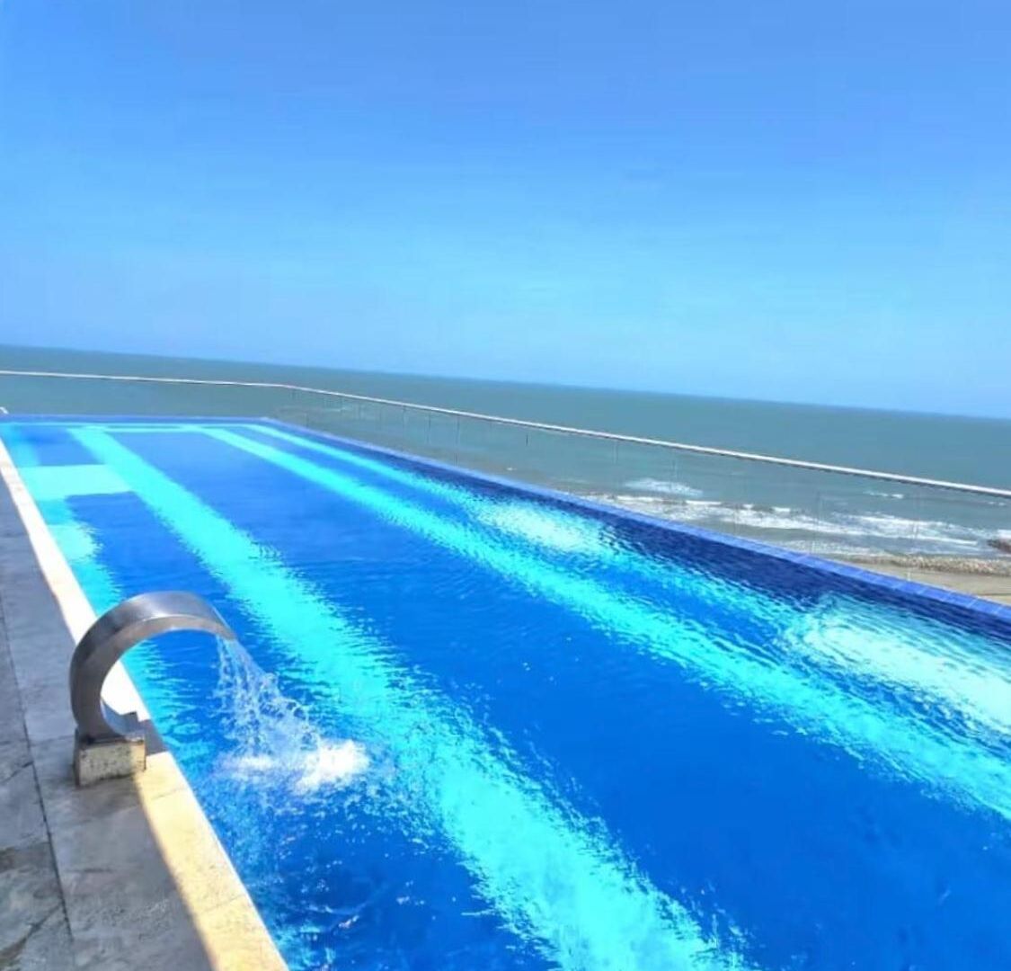 Despierta Frente Al Mar Con Playa Y Piscina En * Cartagena